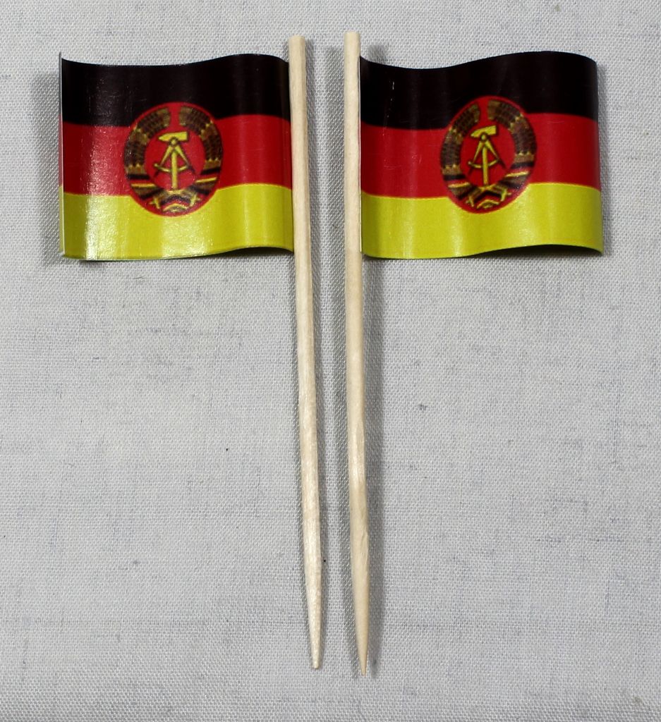 Party-Picker Flagge DDR Deutsche Demokratische Republik Produktbild 