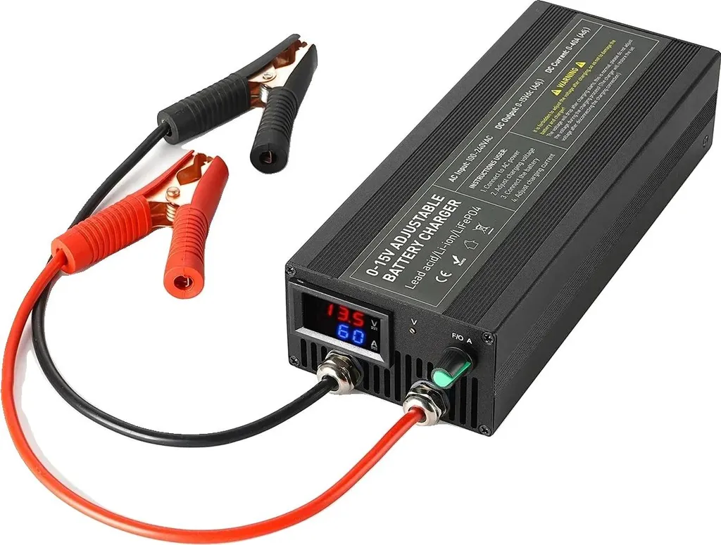 Chargeur de batterie lithium HSDL60Aclip EU avec charge intelligente