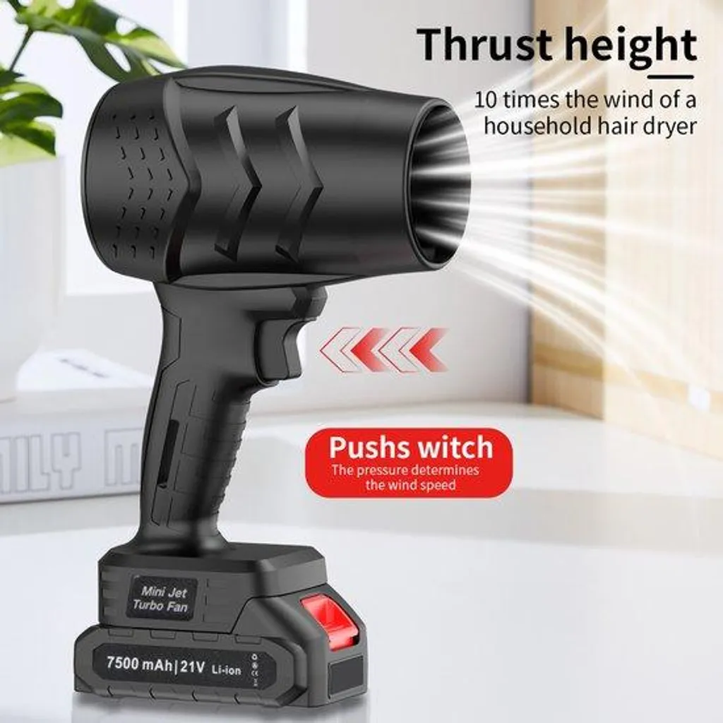 Ventilateur turbo sans fil 21V souffleur haute puissance pour atelier