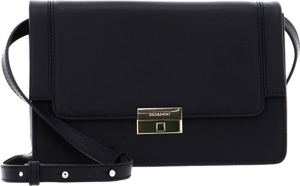 DECADENT Leder Umhängetasche Abendtasche Mary Cross-Body Bag Nappa Black schwarz