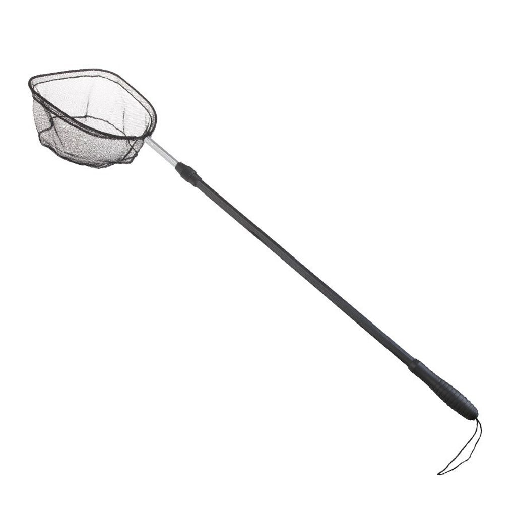 Teich Kescher Velda Netz Fangnetz 35x35cm Teleskopstiel max. 180cm