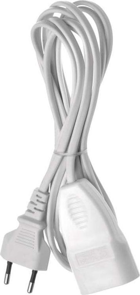 3m Verlängerungskabel Kabel 2x0,75mm² Eurostecker Kupplung Produktbild 