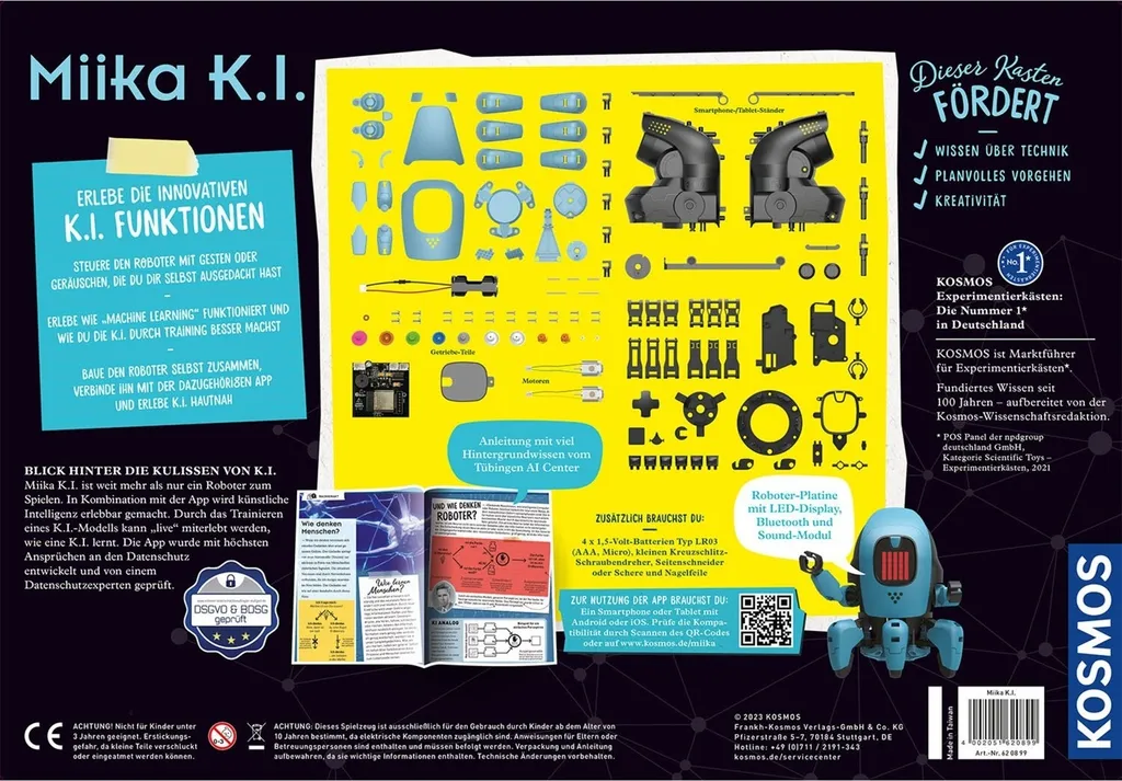 KOSMOS Miika KI 620899 : Boîte d'Expérimentation Robot IA et Construction - 2