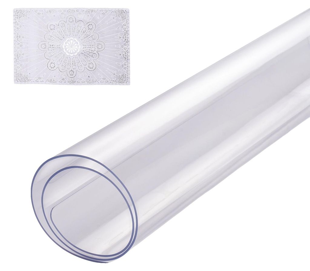 Vevor Plastikowy Obrus 14X24 Cale Przezroczysty Grubość 1.5 Zdjęcie produktu 