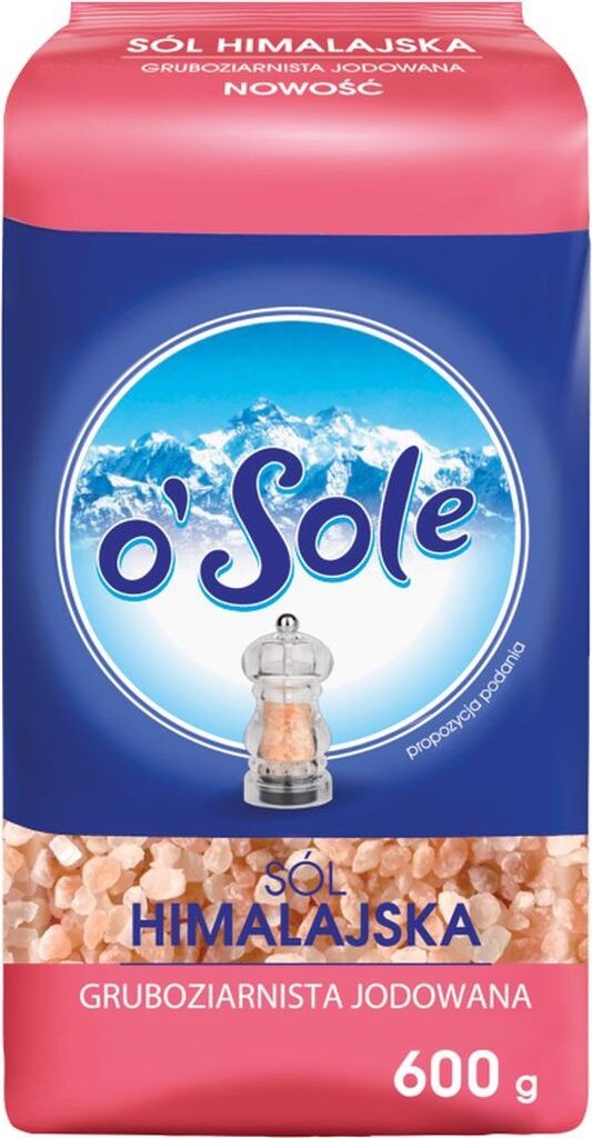 o'Sole Sól gruboziarnista 600 g Zdjęcie produktu 