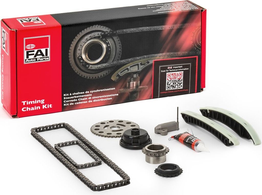 FAI AutoParts TCK462 Steuerkettensatz Steuerkette passend für MERCEDES-BENZ C-Klasse T-modell (S205) C-Klasse Limousine (W205) VITO Kasten (W447)