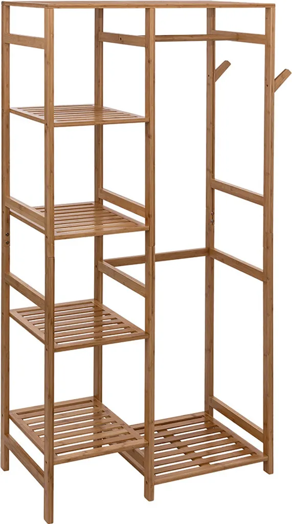 Portemanteau Eloisa Eazy Living en Acier Noir : Stable et Gain de Place
