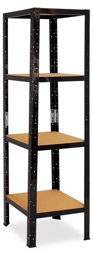 shelfplaza BLACK 200x40x40 cm Étagère charges lourde en Image du produit 