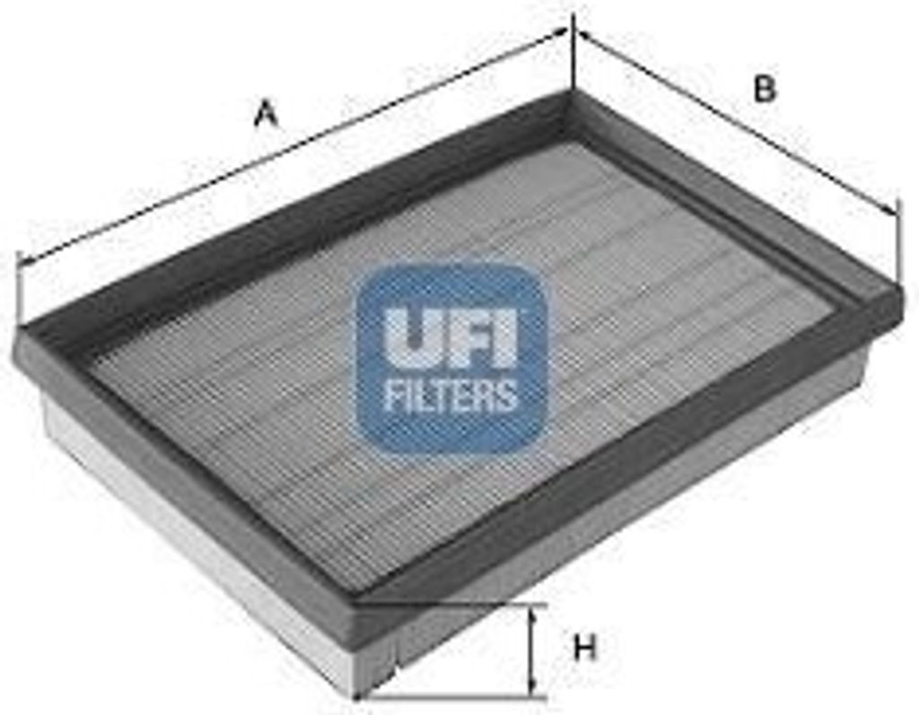 Luftfilter UFI 30.375.00 für RENAULT LAGUNA III Grandtour (KT0/1) Filtereinsatz