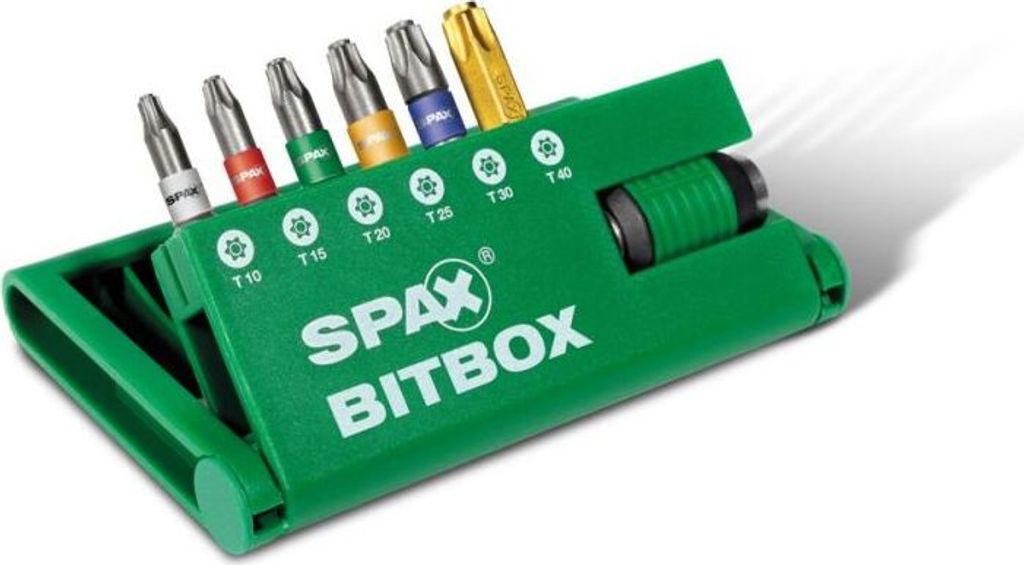 SPAX BITcheck Rapidator BIT-Halter + 6 SPAX BITs T-STAR Produktbild 9