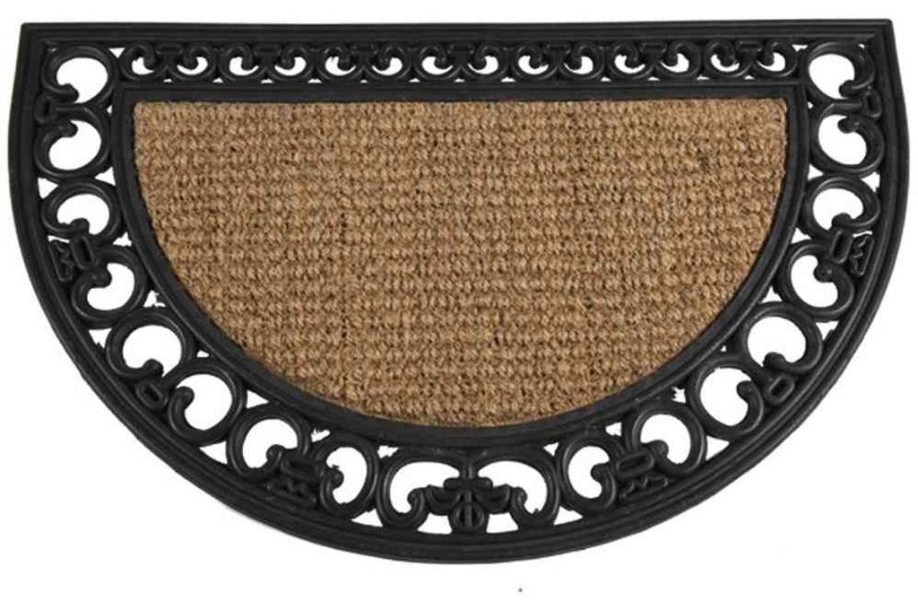 SIENA GARDEN Tapis caoutchouc Gazelle semi-circulaire, Image du produit 
