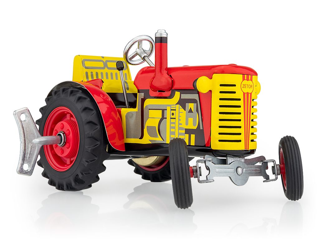 Traktor ZETOR rot - Kunststoffräder KOVAP