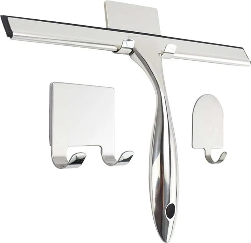 Set Lavavetri Auto e Casa 10" Inox | Tergivetro INF con Lama Silicone