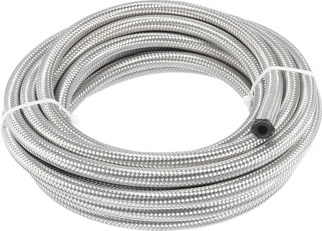 Kraftstoffschlauch Universal Geflochtene Edelstahl CPE Gasleitung AN4 1/4" 20 Fuß