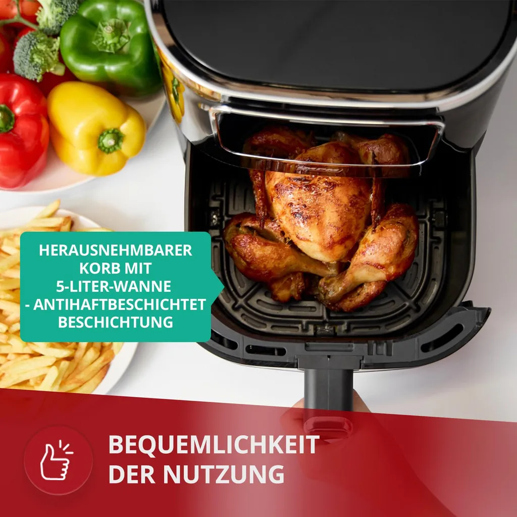 Friggitrice ad Aria MPM 5L XL: Regalo Ideale per Casa Nuova - 3