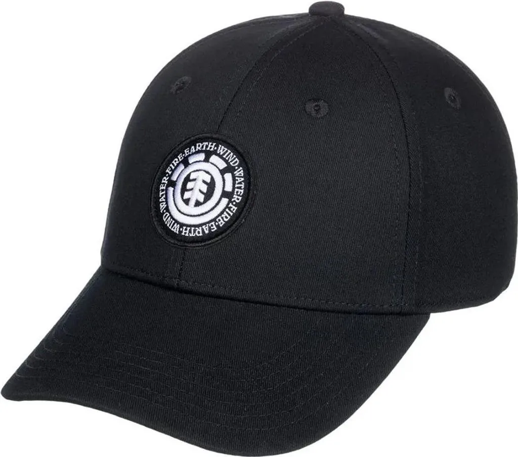 Berretto Element Treelogo 2.0 Uomo Nero - Cappello Regolabile 100% Cotone