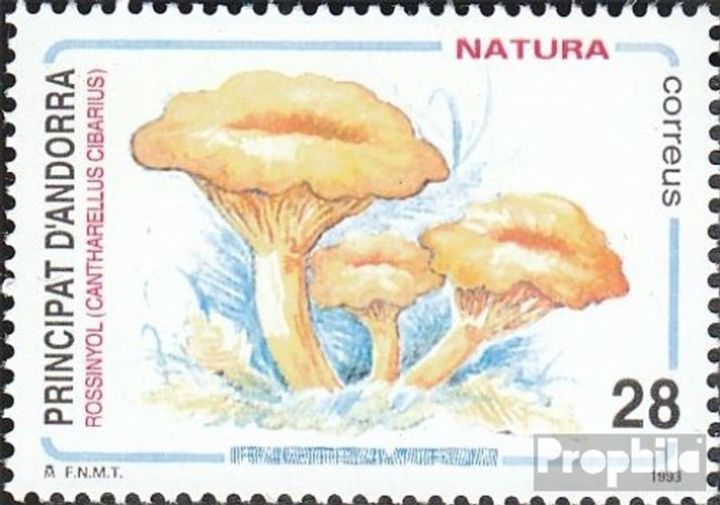 Briefmarken Andorra - Spanische Post 1993 Mi 231 (kompl.Ausg.) postfrisch Naturschutz