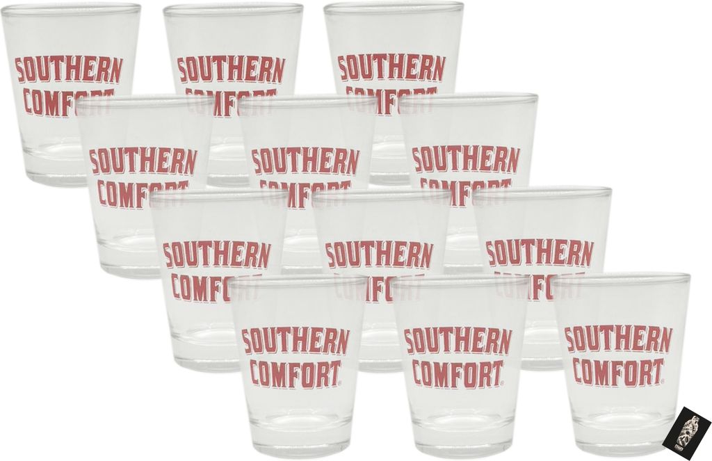 Southern Comfort Shot Glas 12er-Set Gläser