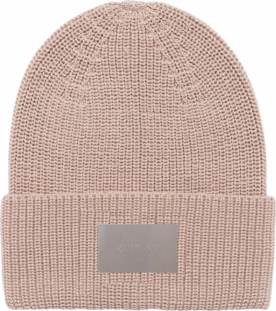 Berretto REPLAY Moon Light Rosa Antico - Beanie Luxury Casual Donna