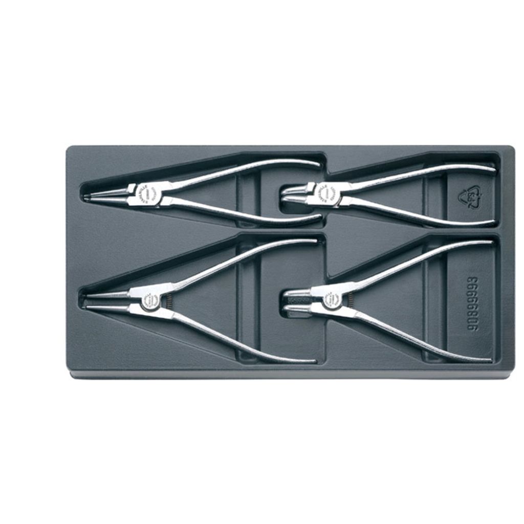 STAHLWILLE Sicherungsringzangen-Satz 4 St.