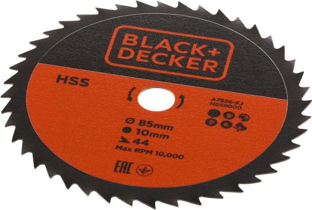 Black&Decker HSS-Universalsägebl,85x10mm,44 Zähne A7526