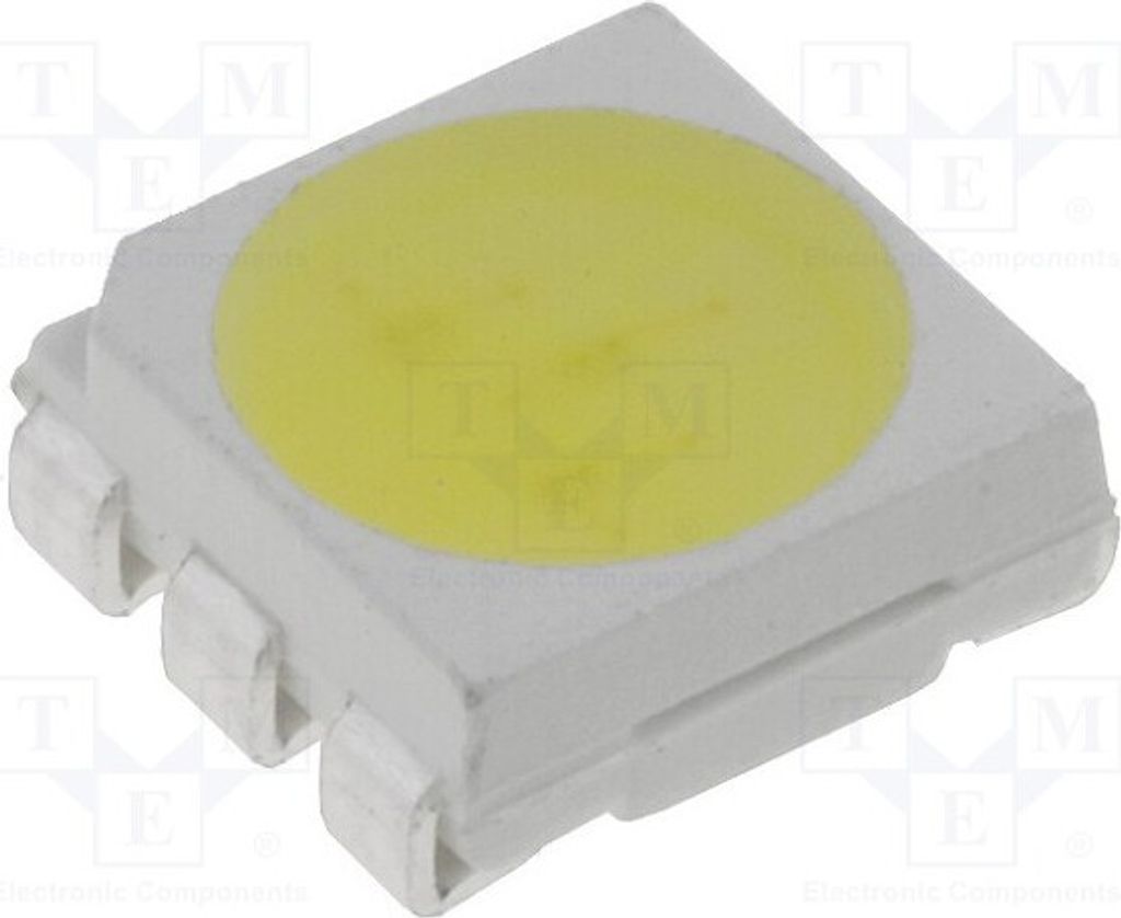 5x LED SMD 6500K 5060,PLCC6 120° 6000÷6500mcd kaltweiß 60mA OF-SMD5060W LED-Diode