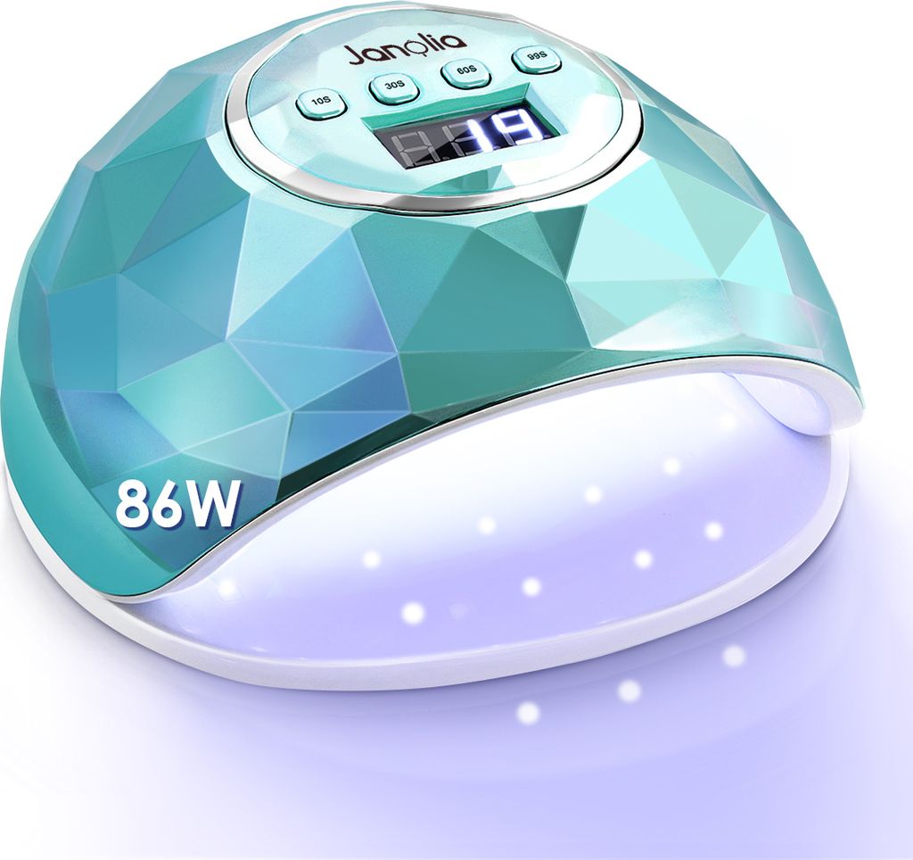 Smart Nageltrocknerlampe 2.0 in Türkis - UV/LED-Nagellampe für schnelles Trocknen