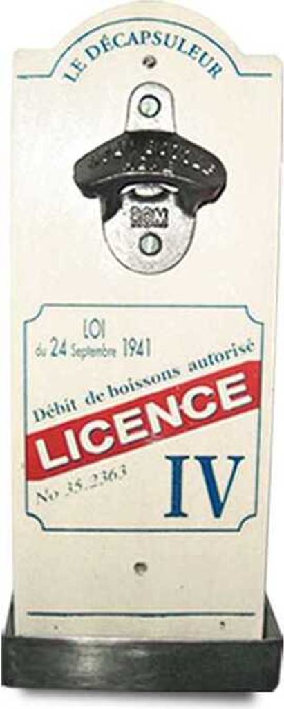 Natives Wandflaschenöffner Licence IV