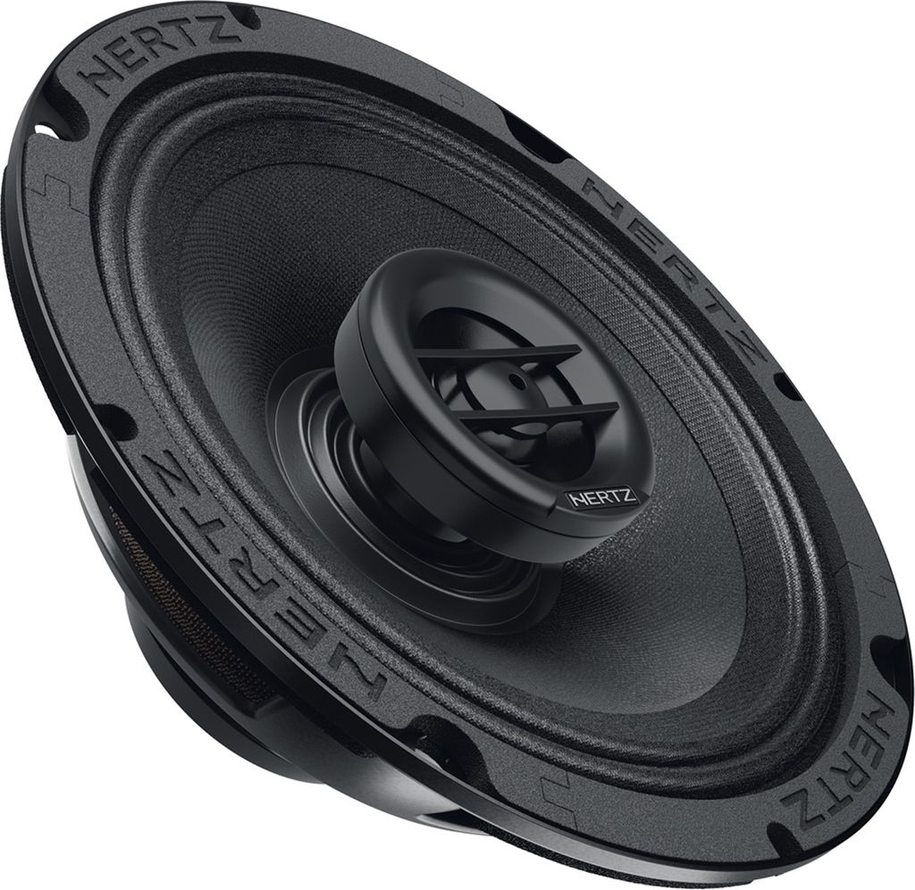 A studio shot of a car speaker.