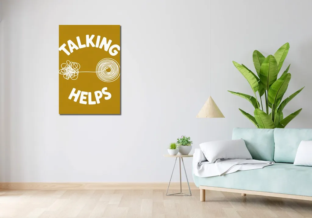 Tableau de Motivation Affirmation Positive Style Rétro 60x90 cm