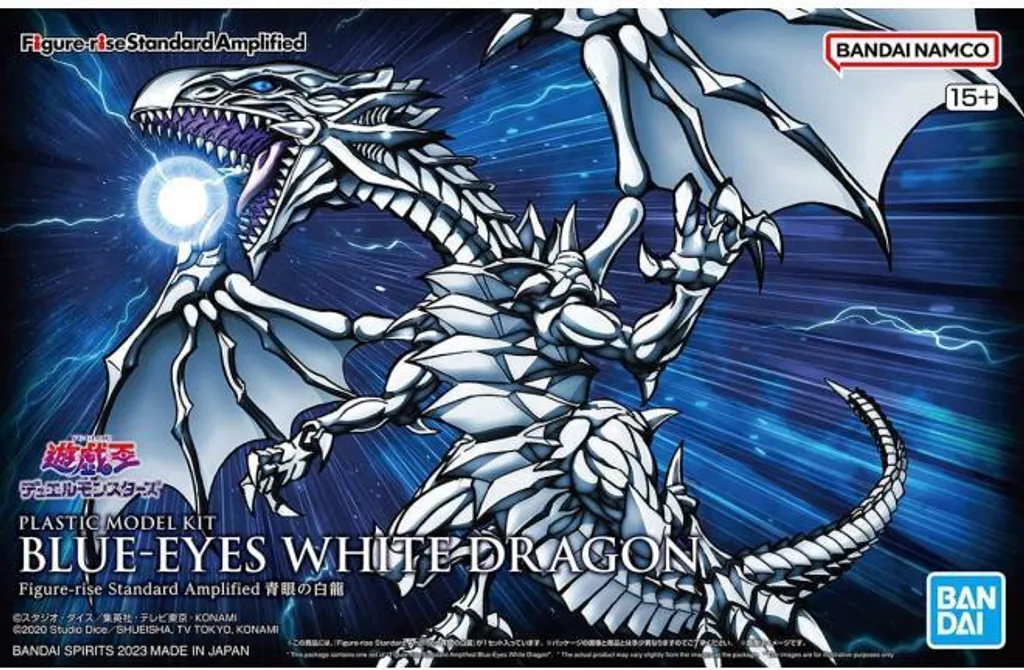 Maquette à monter Yu-Gi-Oh! Dragon Blanc aux Yeux Bleus Figurine Kit