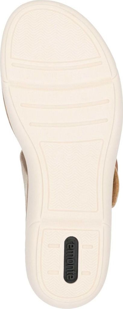 Remonte Damen Sandale schick und strapazierfähig mit Klettverschluss R6853, Größe:38 EU, Farbe:Beige