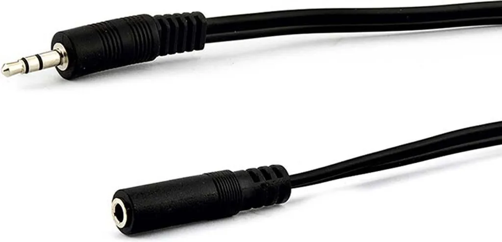 Rallonge audio stéréo haute fidélité E+P Elektrik série B125/1 Noir