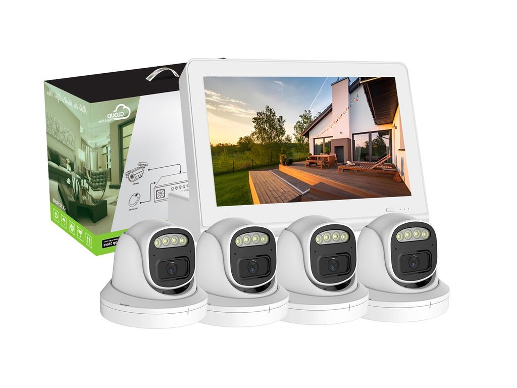 OXE 4MPX Dome Kamerasystem mit Monitor