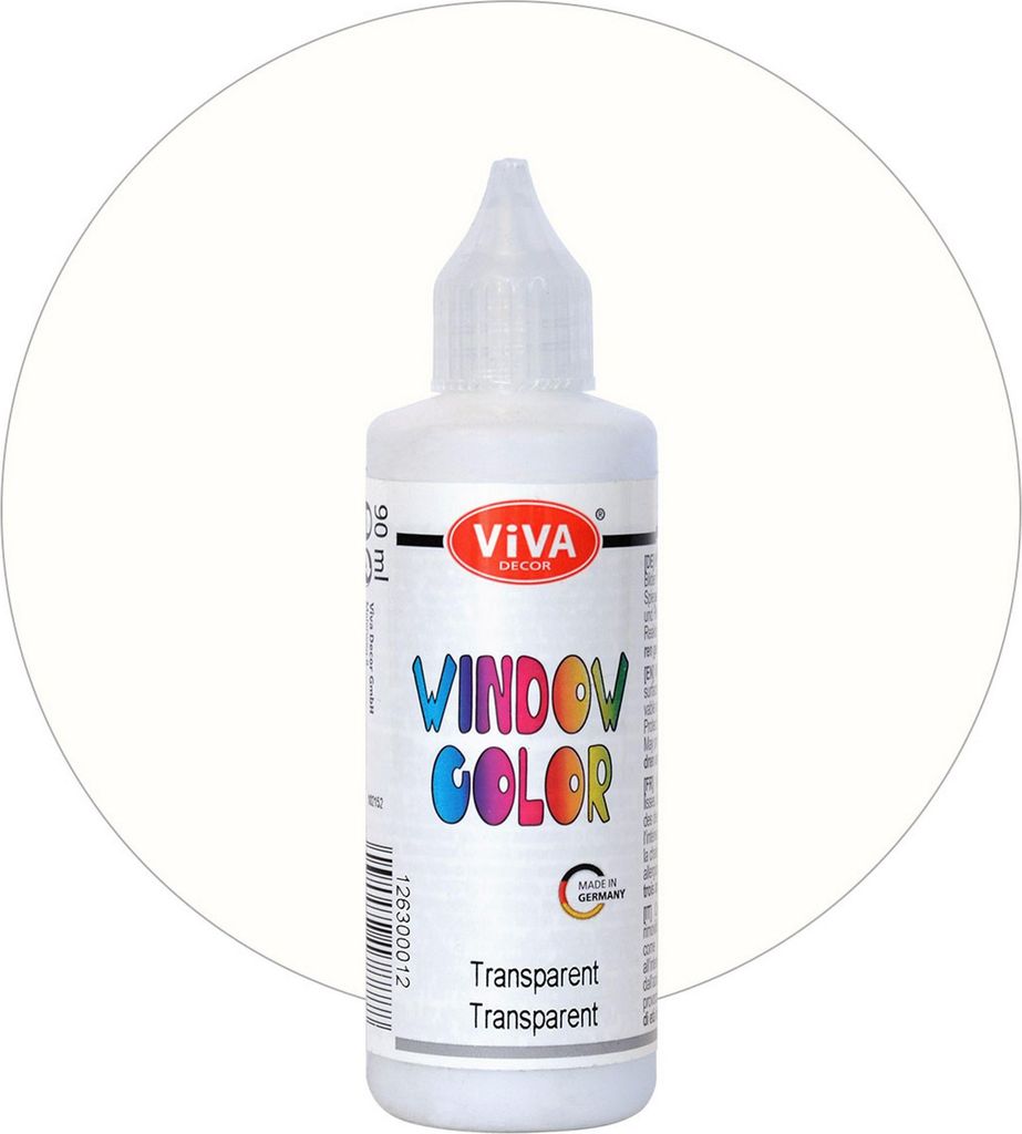 ViVA DECOR Window Color 80ml, Transparent Produktbild 