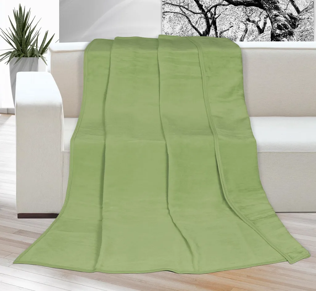 Plaid KIRA PLUS Verde 150x200 - Arredo Casa e Comfort Premium - 2
