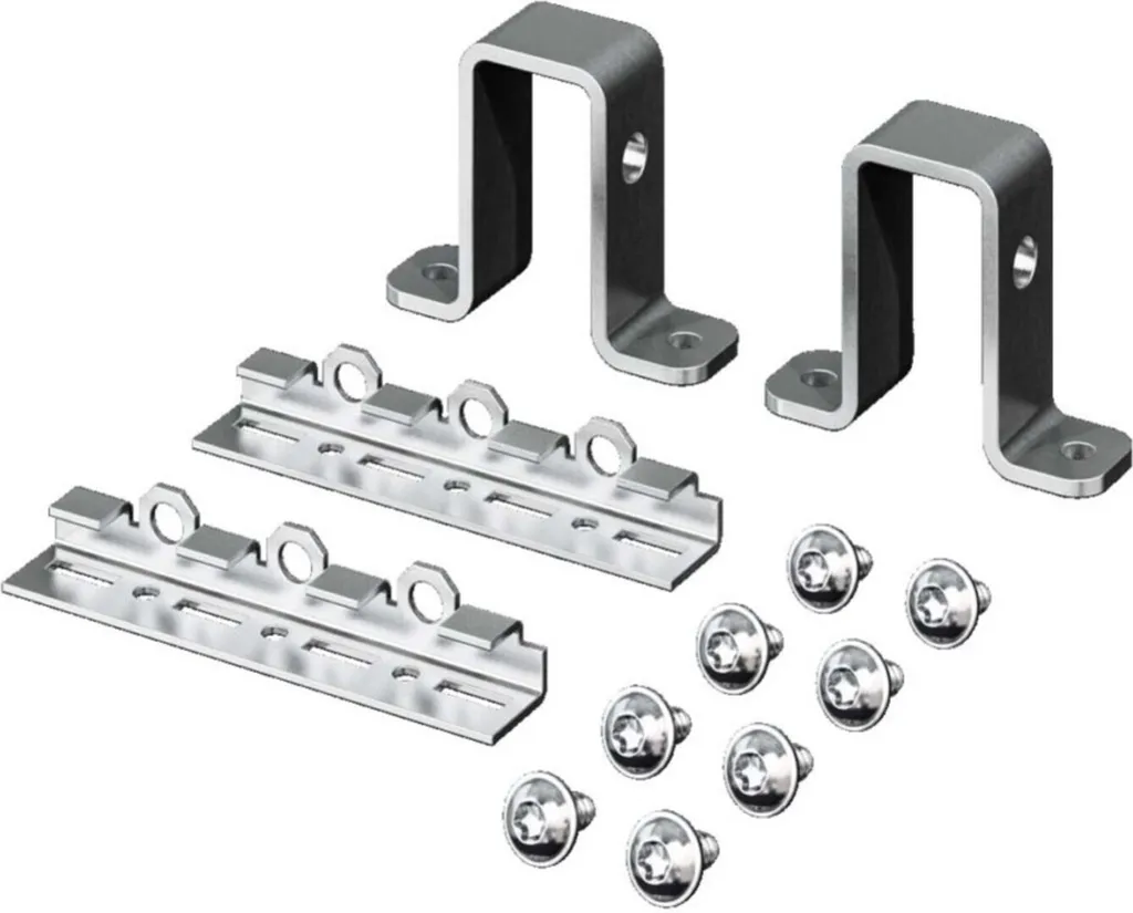 Rittal 8620400 VX Sockel-Ausbauwinkel - Staffa in Acciaio Inox