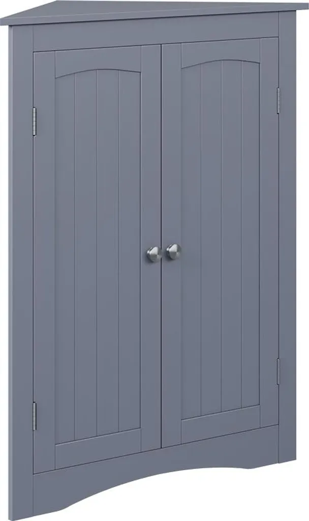 Meuble sous vasque Vicco Bianco Gris 56x80cm - 2 portes - Modèle 56630