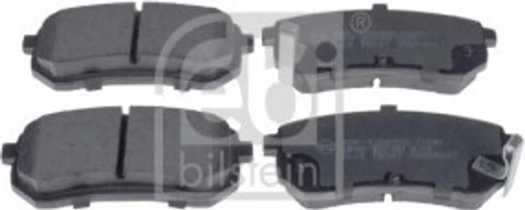 Plaquettes anti-bruit FEBI 116346 pour éliminer les sifflets sur i10