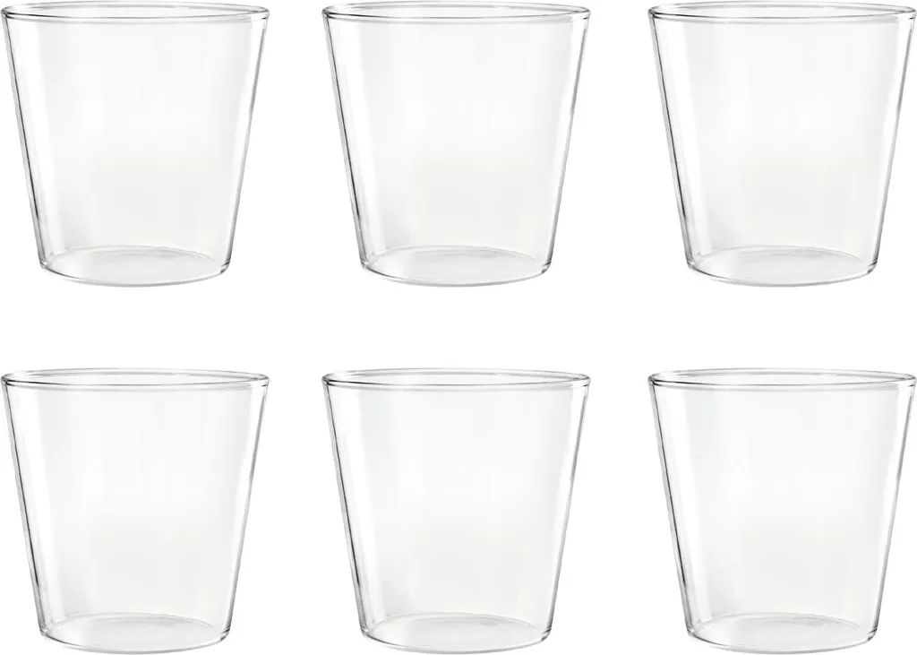 Verres incassables thermiques H&H 315 cc en borosilicate lot de 6 pièces