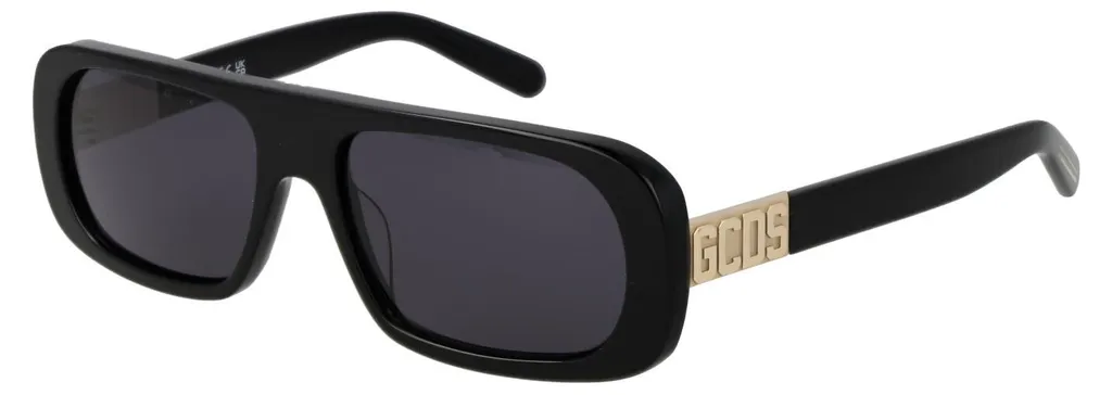 Lunettes de soleil noires GCDS GD0039 pour la conduite et le style