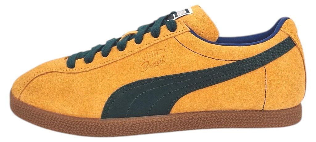 Puma Brasil Tangerine Schuhe Damen Herren Sneaker Retro Klassiker Leder Gr. 43