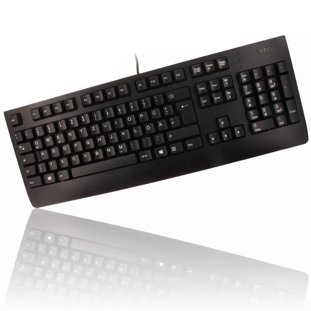 Clavier Filaire USB Lenovo Preferred Pro II Noir pour Bureau Pro