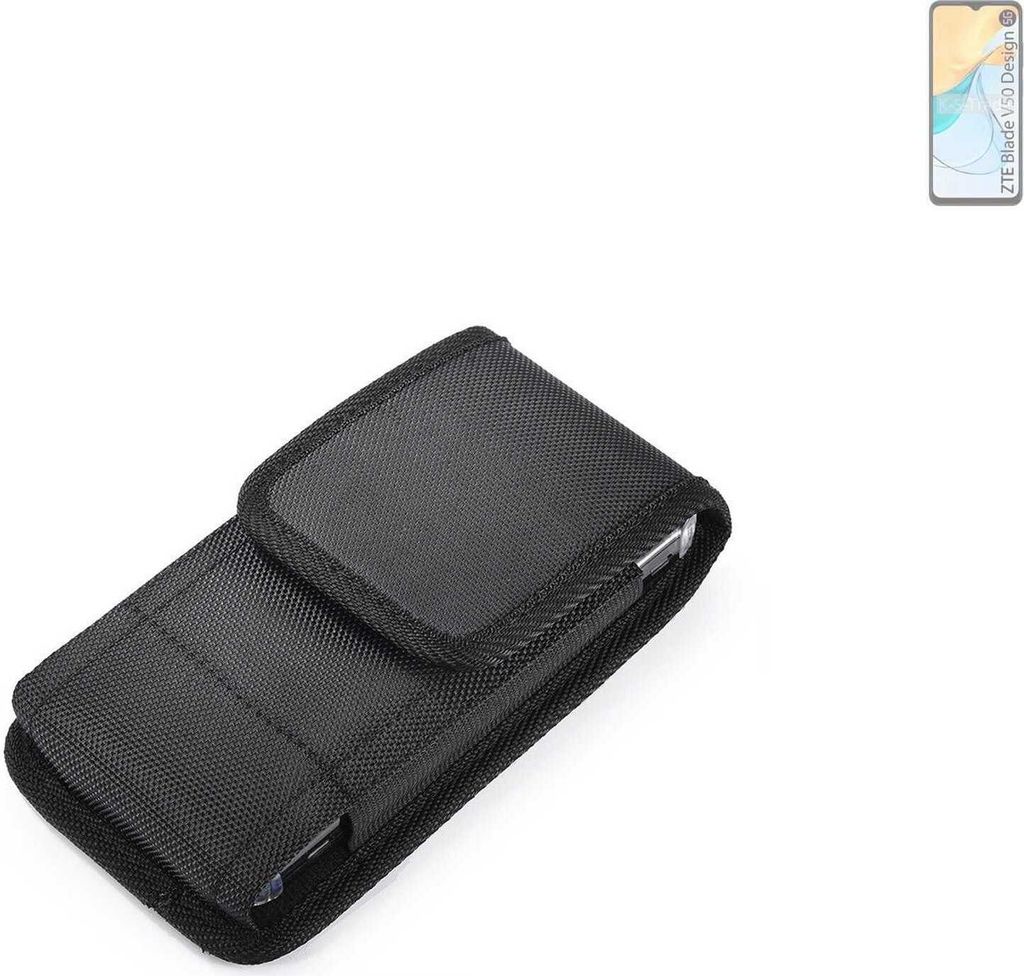 Holster Gürteltasche kompatibel mit ZTE Blade V50 Design 5G Holster Gürtel Tasche wasserabweisend Handy Hülle Schutz Hülle Outdoor schwarz