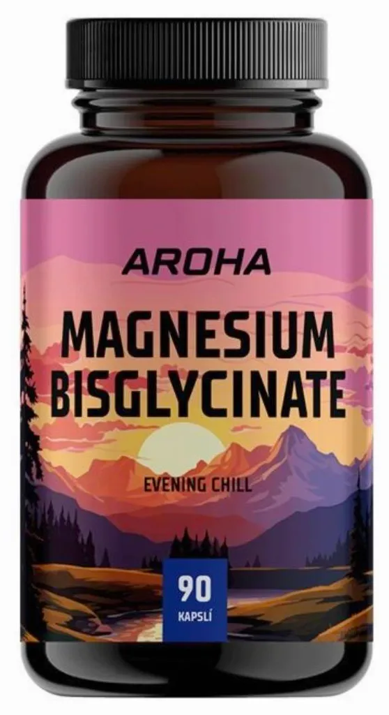 Aroha Magnésium Bisglycinate Chélaté - 90 Gélules Vegan Haute Pureté