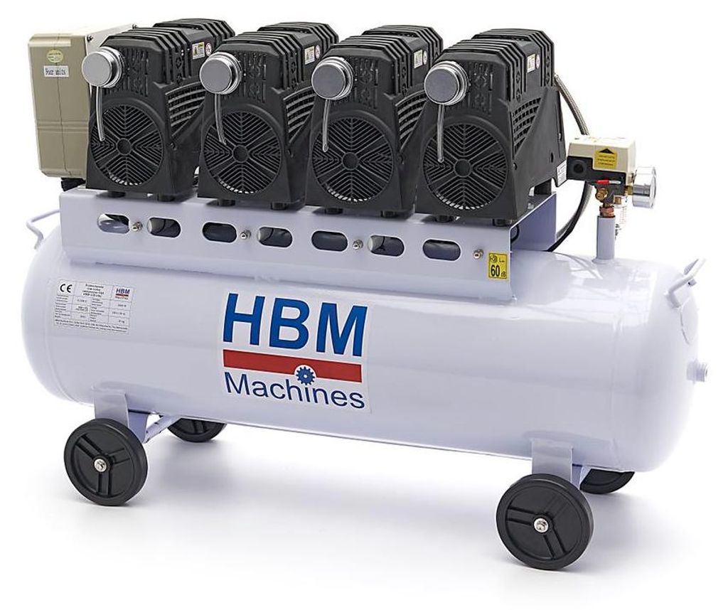 HBM 120-Liter-Geräuscharmer Kompressor – Modell 2