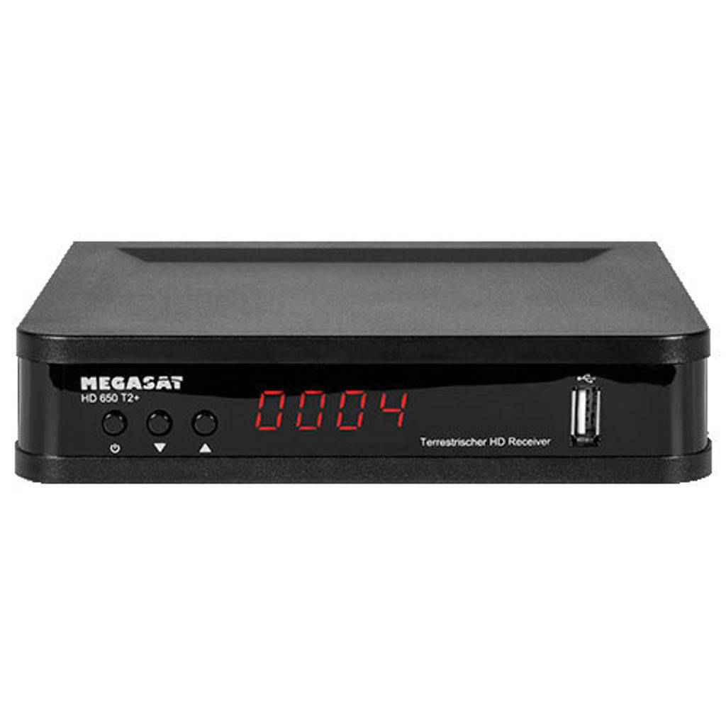 Megasat HD 650 T2+, DVB-T, DVB-T2, 1080p, H.264, H.265