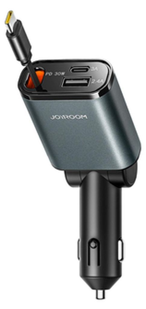 Joyroom Jr-Ccl07 3W1 Caricabatterie da auto con cavo Immagine del prodotto 
