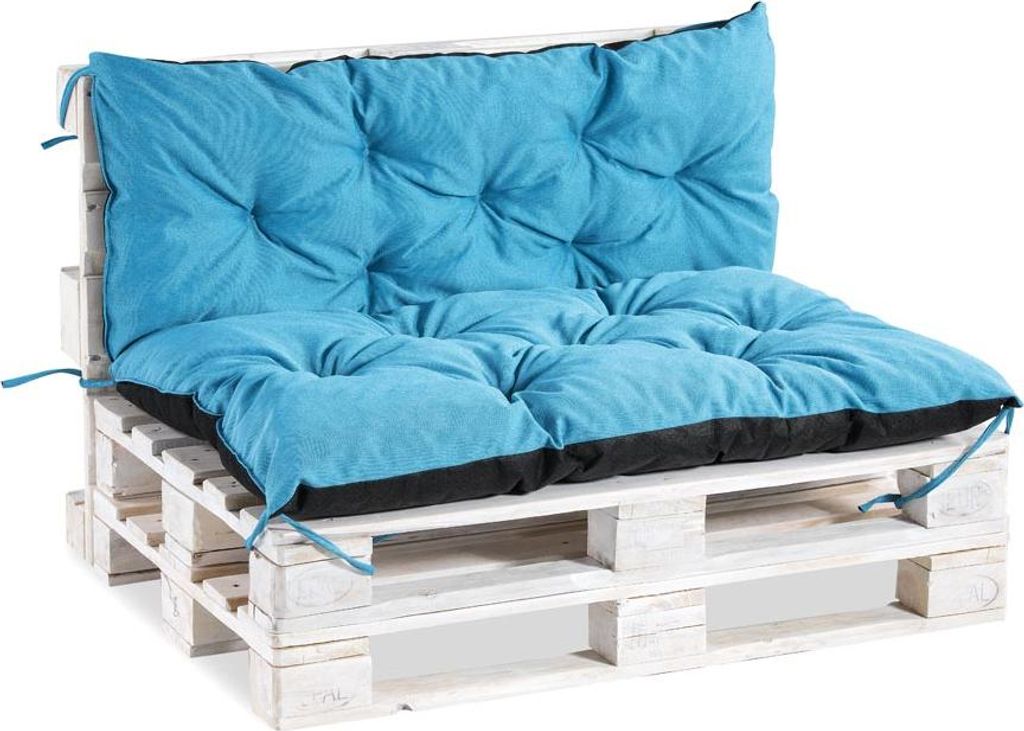 Palettenauflage Palettenkissen Kissen Palettensofa Euro Paletten Polster MH-TMPA Türkis
