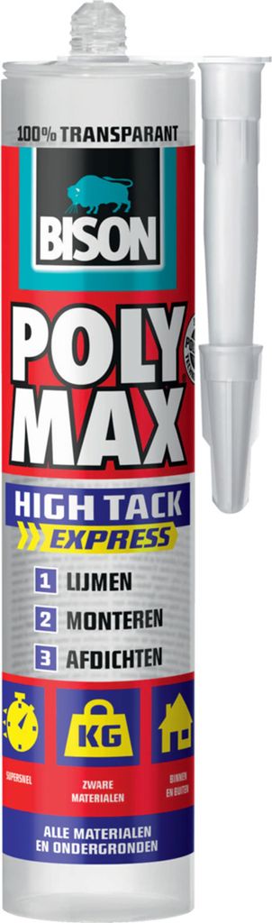 Bison Poly Max High Tack Expr Trans 300 g